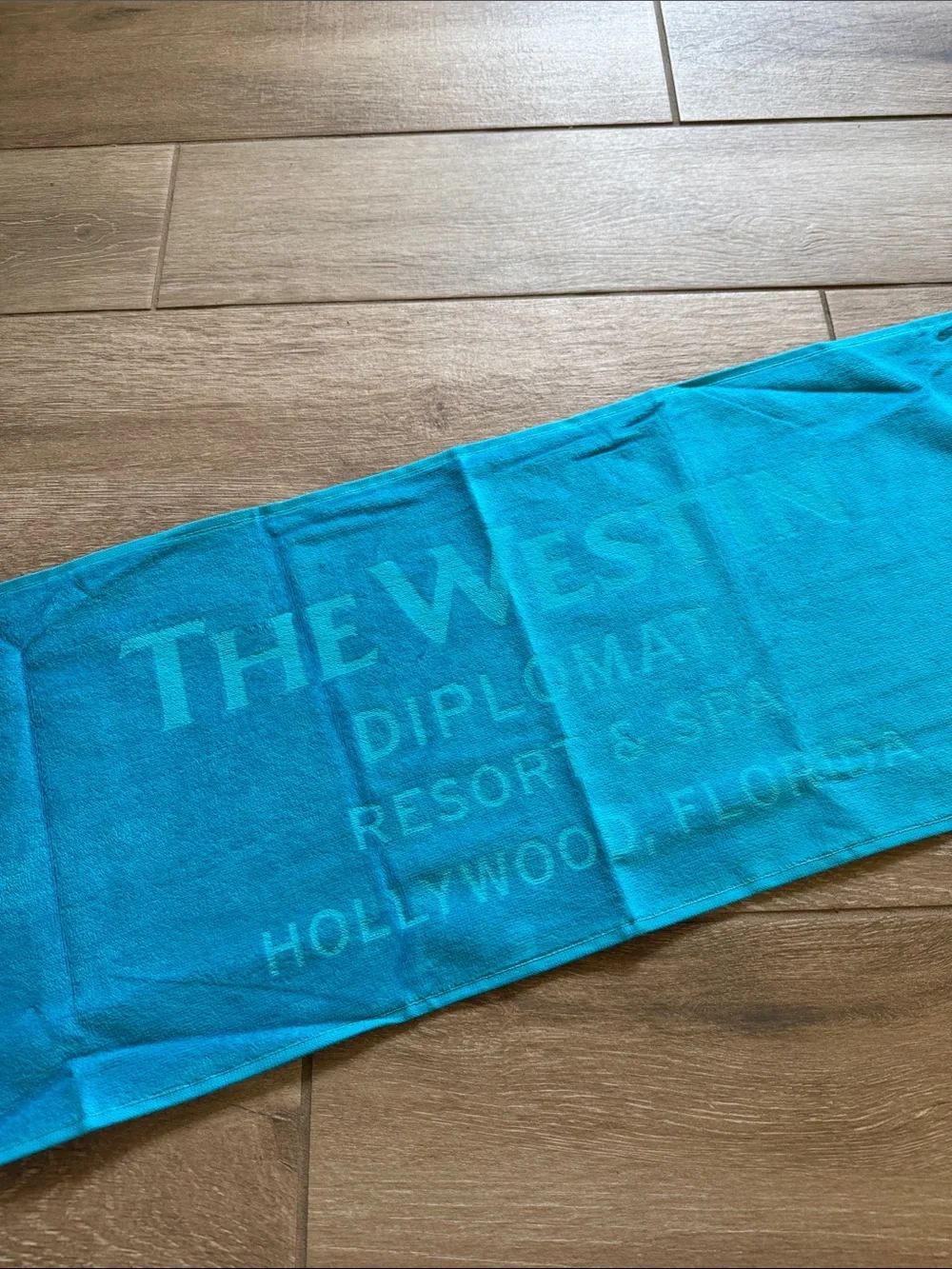 Turkish Signature Cotton Neck Towel Westin Diplomat Resort & Spa Hollywood FL
